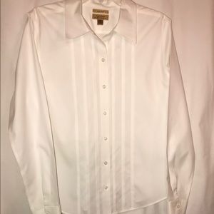 💙(Gold Label Investments) white no-iron blouse 14